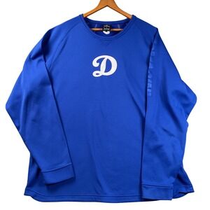 LOS ANGELES DODGERS DeMarini Performance Long Sleeve Shirt Mens XL Blue